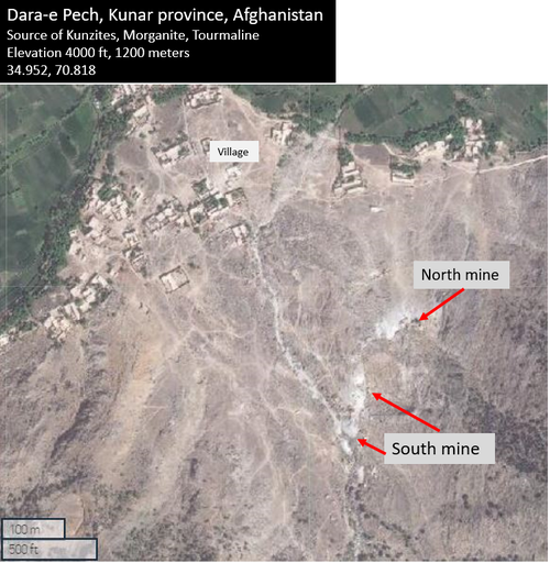 Figure 4: Overview of the Dara-e Pech mining area