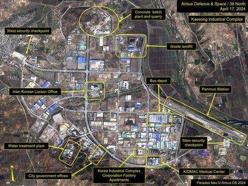 Overview of Kaesong Industrial Complex by sector