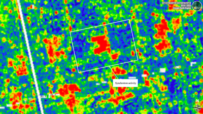 Figure 4.2: Sentinel imagery of the Synchrotron Radiation Facility development from 2016-2022.