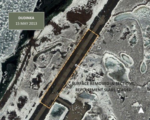 Figure 60. Dudinka repairs