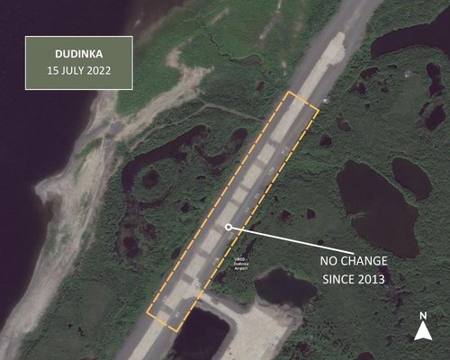 Figure 61. Dudinka repairs stalled