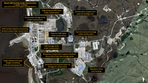 Yamal LNG Facility under construction 3