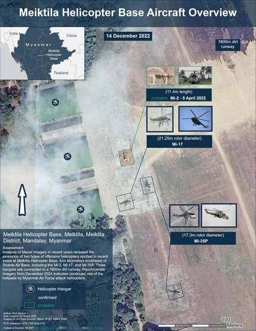 Meiktila Helicopter Base Overview
