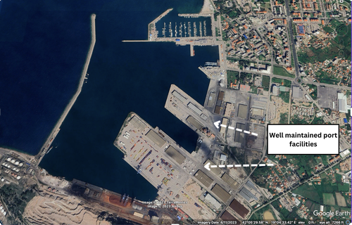 Port of Bar overview of facilities