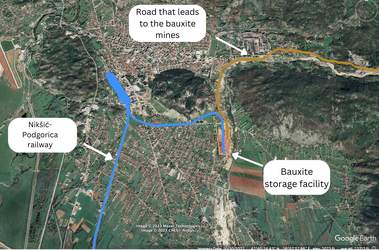 Figure 3. Bauxite transportation