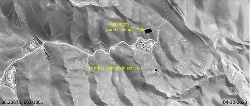 Angot Oil Field in April 2023