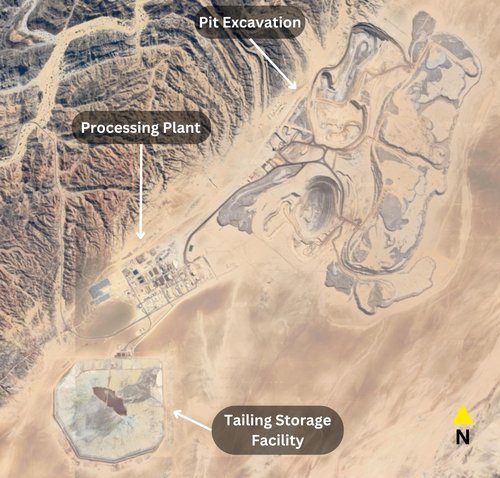 Husab Uranium Mine - Close-up