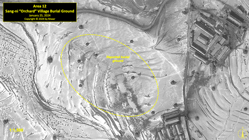 A satellite image of the Sang-ni 