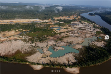 ground photo of spoons and lake