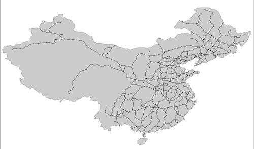 Major Railroads in China