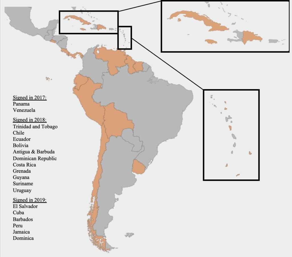 BRI Member Countries in Latin America & the Caribbean