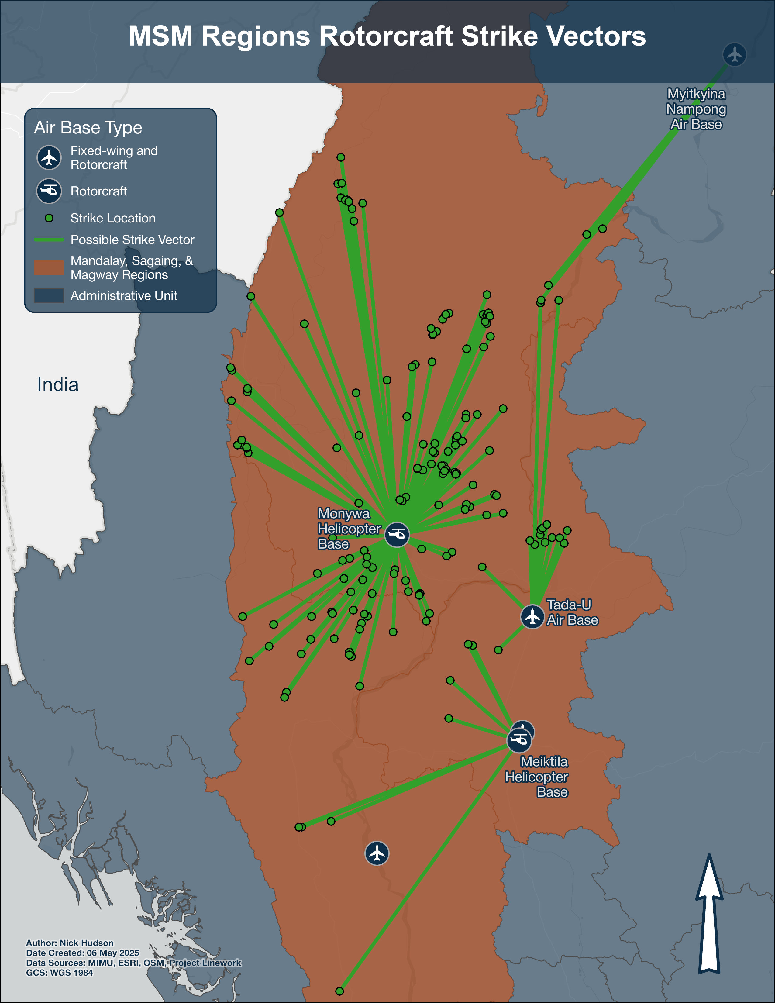 MSM Region Rotorcraft Strike Vectors